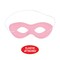 12 Pack Bulk Pink Fabric Hero Mask Spirit Colors & Halloween Fun